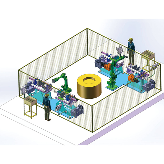 锌合金机器人自动铸造系统